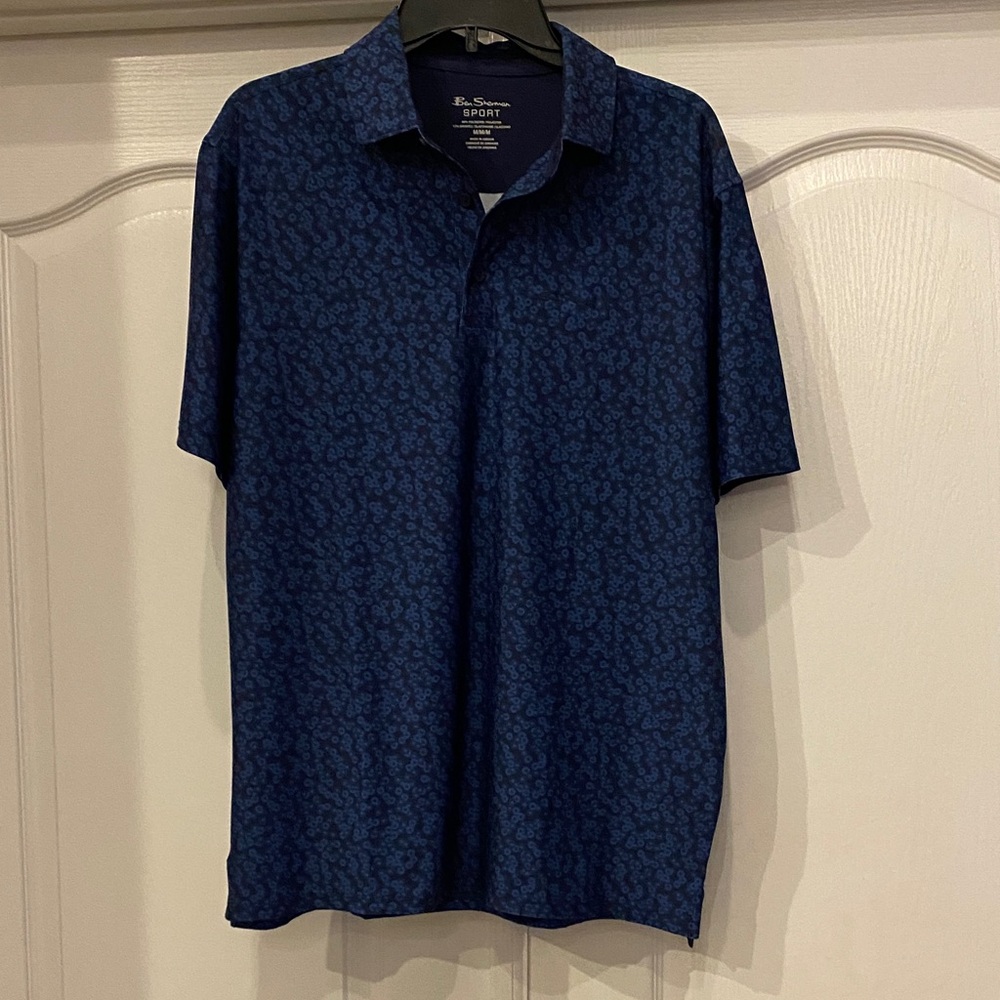 Men's Blue Ben Sherman Sport Polo Shirt